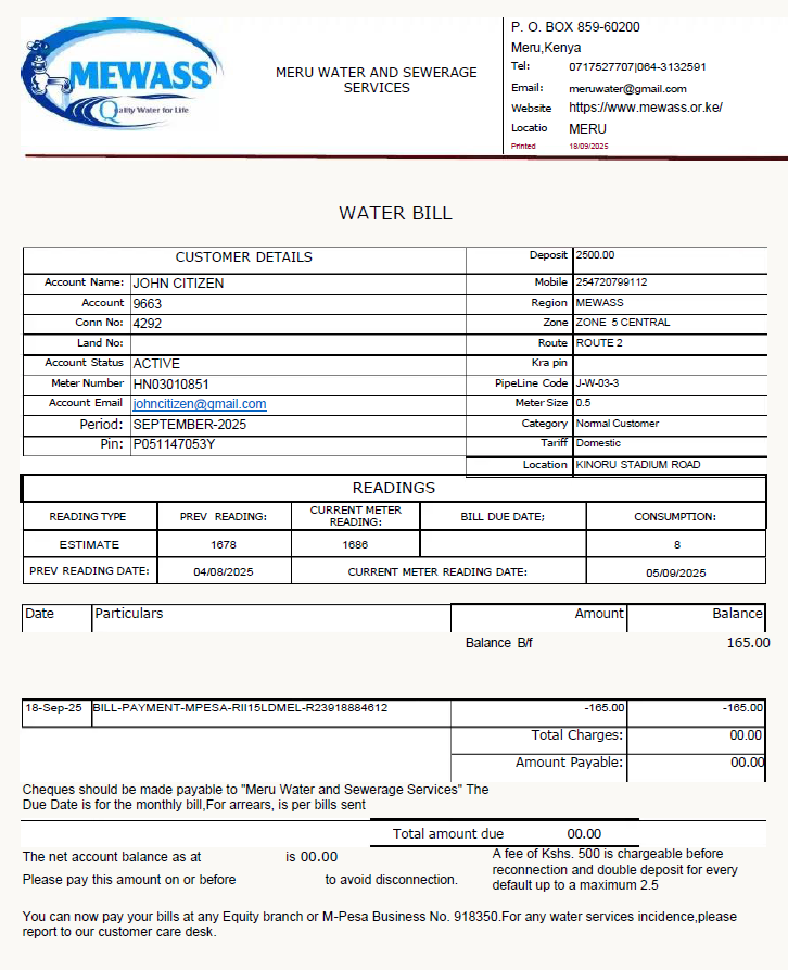  Minol USA business utility bill 